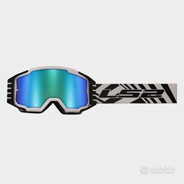 TRIMBOLIMOTO MASCHERA OCCHIALI CROSS LS2 CHARGER P