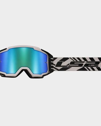 TRIMBOLIMOTO MASCHERA OCCHIALI CROSS LS2 CHARGER P