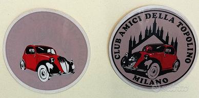 Adesivi e portachiavi Club Amici della Topolino