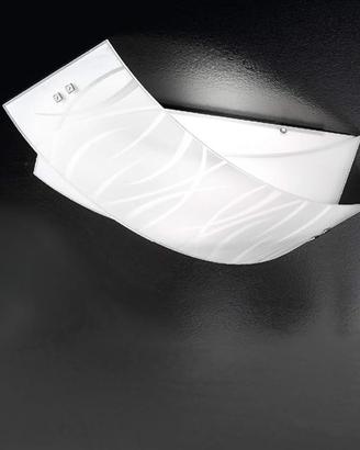 PLAFONIERA GEA LUCE MODELLO AGNESE P/G BIANCO