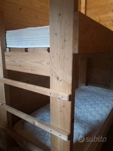 Letto a castello in legno massello di abete - Arredamento e Casalinghi In  vendita a Trento