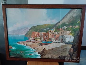 Quadro Paesaggio Costiero Mediterraneo – G. Lirini