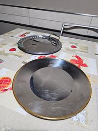 set vassoio acciaio 