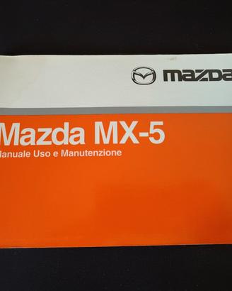Manuale Uso e Manutenzione originale Mazda MX-5 NB