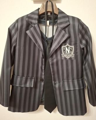 Vestito Halloween Mercoledì Addams 