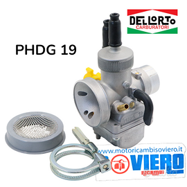 Carburatore Dell'Orto PHDG 19 Attacco Rigido Per