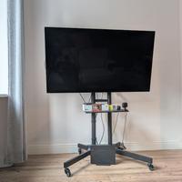 Supporto TV da pavimento BONTEC 32-85” con ruote