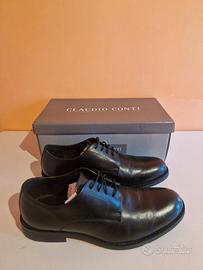 Scarpe Stringate Uomo Claudio Conti in Vera Pelle