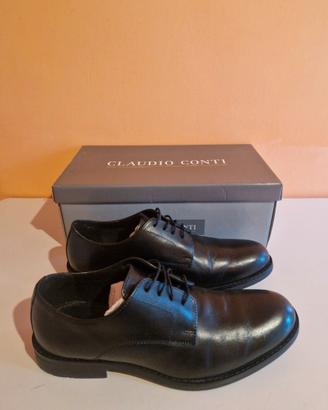 Scarpe Stringate Uomo Claudio Conti in Vera Pelle