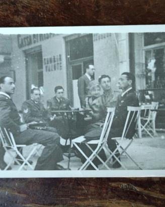 Militari al Bar Foto Fotografia D'epoca Military