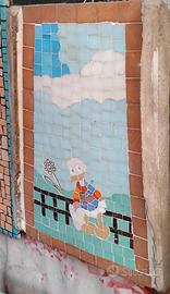 pianelle tetto  o piastrelle rivestite in mosaico