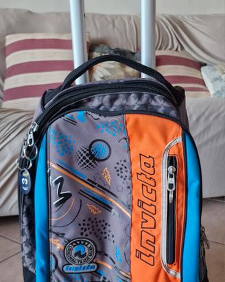 Zaino trolley scuola Invicta usato – capiente
