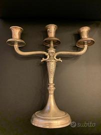 Candelabro argento indiano