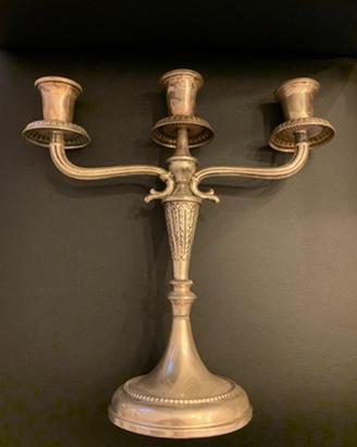 Candelabro argento indiano