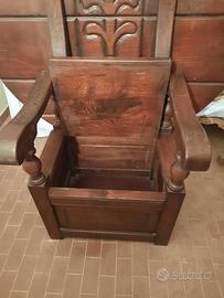 Tavolo sedia contenitore