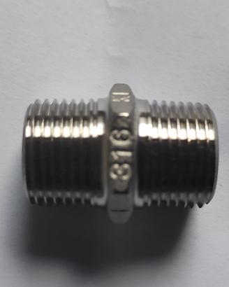 Raccordo Inox Aisi 316 - 3/8 X 3/8 G Maschio