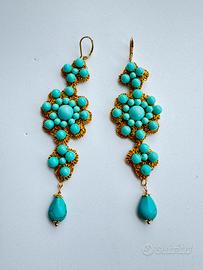 Orecchini turchesi