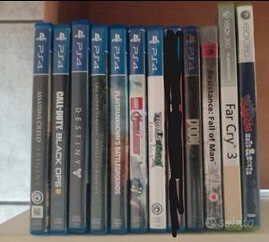 lotto 8 giochi per PS4 e 1 per Xbox 360