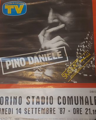 Manifesto concerto Pino Daniele