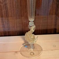 Vaso Solifleur Murano V. Nason & C - Delfino e Oro