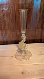 Vaso Solifleur Murano V. Nason & C - Delfino e Oro