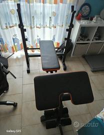panca multifunzionale per allenamento a casa 