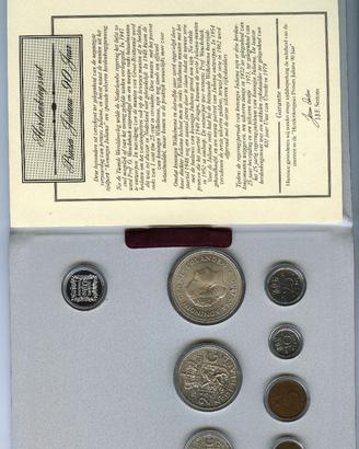 DIVISIONALE OLANDA CON 4 PZ. ARGENTO E GARANZIA