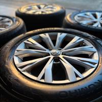 cerchi ORIGINALI volskwagen da17' con gomme estive