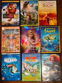 9 DVD cartoni animati, vari
