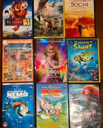 9 DVD cartoni animati, vari