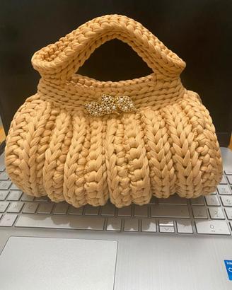 Borsa uncinetto fatta a mano - Nuova, stile cro