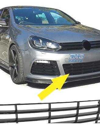 GRIGLIA PARAURTI VOLKSWAGEN VW GOLF 6 R20 NERO LUC