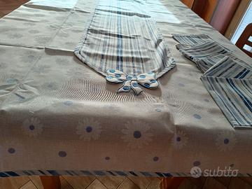 tovaglia da tavola rettangolare x6 persone 