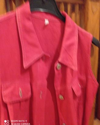 Vestitino lungo rossa donna