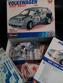 Burago Kit 1/24 Volkswagen Golf Rally nuova 