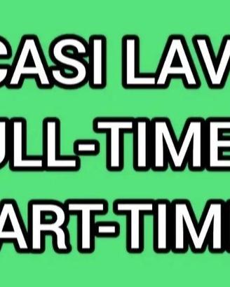 Lavoro part-time o full-time