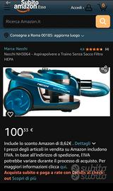 aspirapolvere Necchi 2400w
