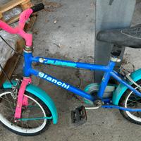 Bici bianchi flipper da bambino vintage