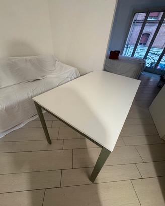 Tavolo scrivania bianco tinta unita 1120x74