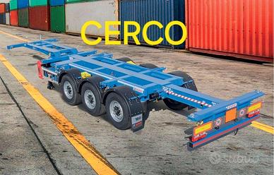 Semirimorchio portacontainer 1x20, 1x40