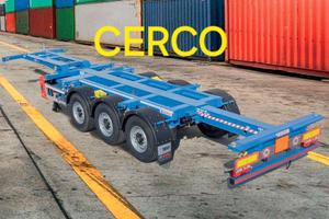 Semirimorchio portacontainer 1x20, 1x40