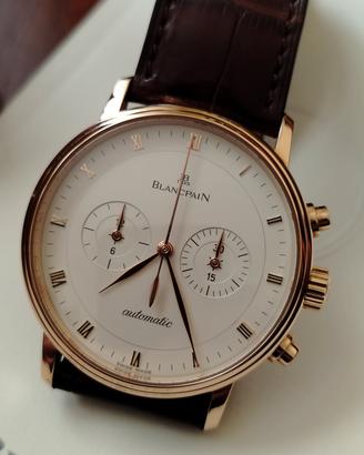 blancpain Crono oro rosa 18kt villeret