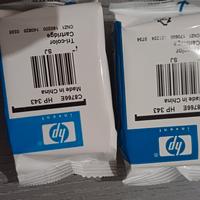 2 CARTUCCE ORIGINALI HP 343  INK JET  (8767EE)