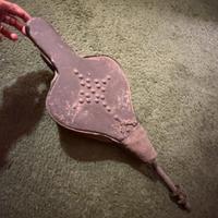 Attrezzi per camino, Soffietto e base in ferro