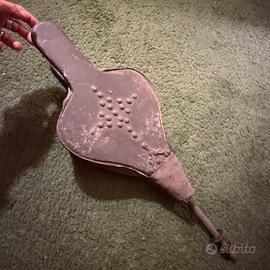 Attrezzi per camino, Soffietto e base in ferro