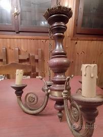 lampadario a 3 luci 