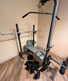 Panca multifunzione palestra completa pesi gym