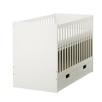 Lettino IKEA Stuva con cassetti + materasso Sealy
