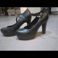 Décolleté nero pelle 40