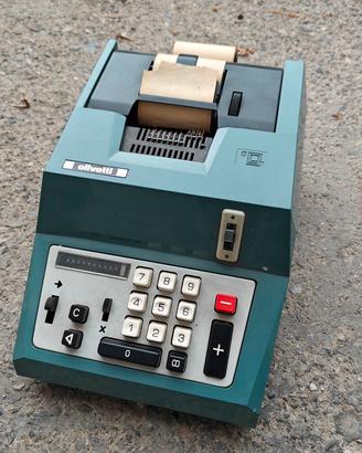 calcolatrice  vintage modernariato olivetti
